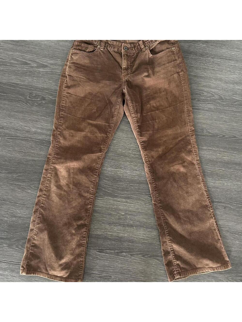 Polo Jeans brown corduroy straight leg trousers